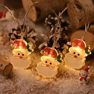 led lights Santa Claus Snowman lights String Christmas tree pendants Christmas decoration lights