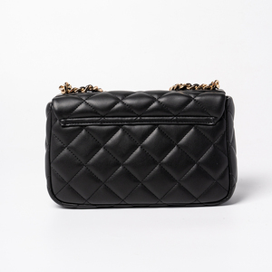 Impermeável e Trendy Shoulder Bag Bolsas De Ombro De Couro Macio com Flap Over Top para Moda Mulher