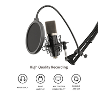 Maono-Kit de Microphone professionnel à condensateur, USB, avec support de choc, cardioïde, pour enregistrement, Podcasting et voix