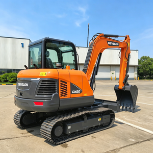 Excavadora DX60D 6T de fábrica, potente miniexcavadora sobre orugas para minería, construcción, agricultura y trabajos de servicios públicos. - Product Image 2