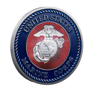 Maßgefertigte Gedenkmünze aus Metall mit Jack-of-All-Trades-Motiv, Totenkopf und gekreuzten Schwertern, zur Erinnerung an Dienstleistungen - Product Image 3