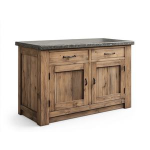 Buffet en bois massif de haute qualité avec 3 portes et 3 tiroirs - Product Image 4