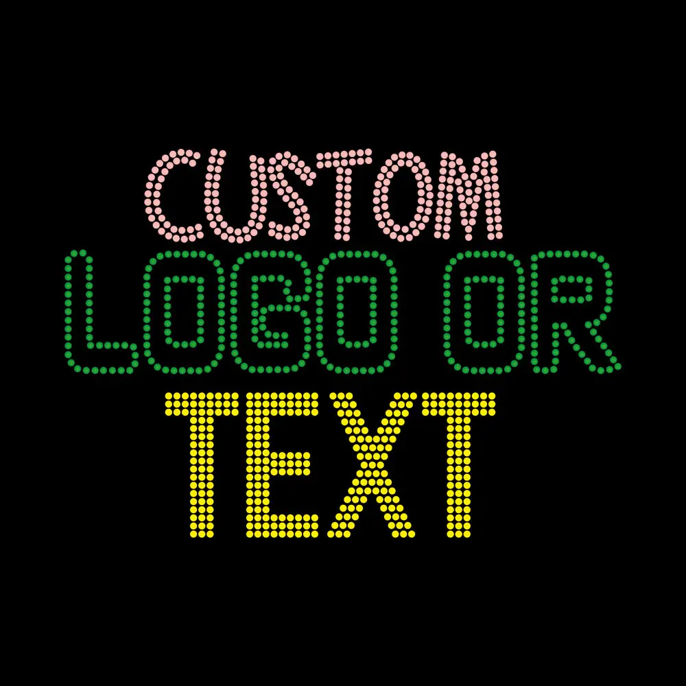 Custom Letters Hot Fix Rhinestone Transfers Designs Motif Heat Transfer Rhinestone Designs For T Shirts