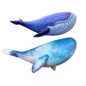 大型インフレータブル広告シロナガスクジラインフレータブル発光ハングクジラモデル
