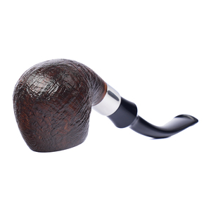 Xiaoxiong - Pipa de Tabaco Clásica de Madera de Briar Esmerilada, Tipo Curvo, con Filtro de 9 mm, Reutilizable, Portátil, Tradicional, para Hombre - Product Image 3