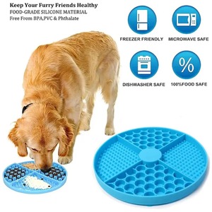 With <b>suction</b> cup cat and dog slow licking <b>pad</b>, silicone licking <b>pad</b>, anti-choke non-slip design, alleviate boredom and anxiety - Product Image 4