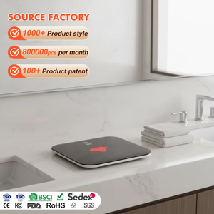 Instrumento de prueba de peso eléctrico para baño, báscula corporal con pantalla LED de 180Kg, 396Lb - Product Image 1