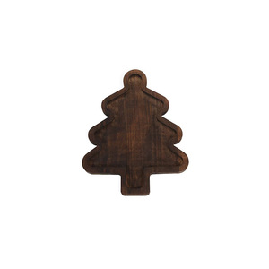 Bandeja de madera transfronteriza para Navidad, bonita bandeja de madera para postres, frutas y pasteles con diseño de árbol de Navidad para el hogar - Product Image 1