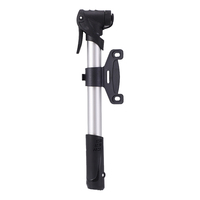 Gonfleur de pneus de vélo portable, bouchon de valve en alliage d'aluminium, poignée en T pliable, mini pompe à air pour vélo avec capuchon anti-poussière