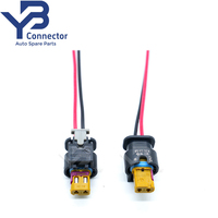 2112985-A Konektor TE MCON 2 Pin Betina Tertutup dengan Kabel Pigtail untuk Sensor VW Audi