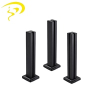 Balustrades en verre épais 3.0 mm, rampes en verre pour hôtels, balustrades de balcon en aluminium, escaliers en verre pour appartements