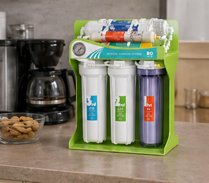 Système de filtration d'eau sous évier autonettoyant 5 étapes 100 GPD OEM, écologique, pour usage extérieur, hôtelier et domestique, filtration 5 étapes - Product Image 1