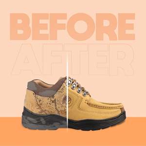 Renovador de Calzado Camel con 2 Toallitas Limpiadoras para Zapatos de Gamuza, Nubuck y Malla, Revitalizador de Color, Combo de Cuidado sin Agua - Product Image 5