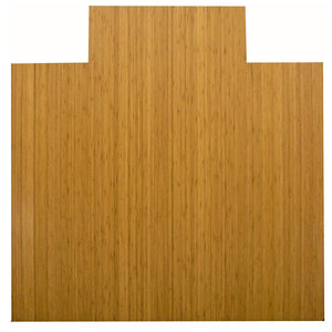 Tappetino Arrotolabile <span class=keywords><strong>in</strong></span> Bambù per Sedia, 48 x 52 Pollici, Naturale - Product Image 1