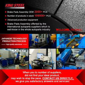 Plaquettes <span class=keywords><strong>de</strong></span> <span class=keywords><strong>frein</strong></span> semi-métalliques avant gauche et droite pour système <span class=keywords><strong>de</strong></span> freinage automobile TOYOTA Echo Vitz Yaris 04465-YZZF4 04465-52031 - Offre Spéciale - Product Image 2