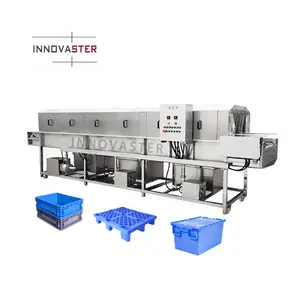 자동 상업용 상자 팔레트 트레이 바구니 상자 세탁기 가격