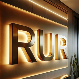 Letras Retroiluminadas Personalizadas para Publicidad Exterior, Letras de Canal LED para Edificios de Whisky de Lujo, Tiendas, Decoración de Paredes para Bodas - Product Image 2
