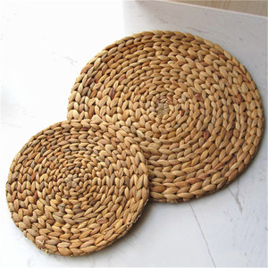 Mantel cá nhân de tejido Ratan manten manten mantenedores tejidos redondos manteles individuales Negro cascara Coco - Product Image 6