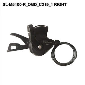 Palanca de Cambios Shimano Deore SLX XT Series <span class=keywords><strong>SL</strong></span>-M5100 <span class=keywords><strong>SL</strong></span>-M7000 <span class=keywords><strong>SL</strong></span>-<span class=keywords><strong>M8000</strong></span> Derecha 11v Izquierda 2v para Bicicleta de Montaña, Piezas Originales - Product Image 4