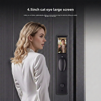 AI-vingerafdruk 3D-gezichtsherkenning voor camera Palm Digitale herkenning Automatische huisbeveiliging Smart Lock Aluminium Cloud