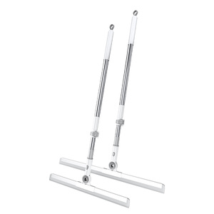 50Cm Xoay <span class=keywords><strong>Scraper</strong></span> Thủy Tinh Cần gạt nước Mềm Lông Hộ Gia Đình Thép Không Gỉ Dài Xử Lý Sàn Quét Ma Thuật Chổi Cho Phòng Tắm - Product Image 1
