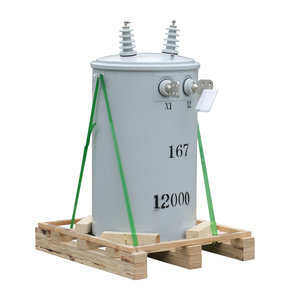 Transformateur toroïdal immergé dans l'huile, norme IEC60076, 37,5 kVA, 12,47 kV/13,2 kV/13,8 kV, 0,4 kV, monophasé, monté sur poteau, refroidissement D11, puissance évolutive - Product Image 1