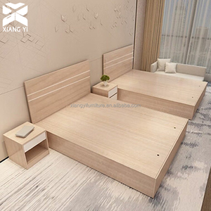 Meubles d'hôtel de conception moderne, ensemble complet, fabrication sur mesure, lits simples et doubles pour les chambres d'hôtes et les appartements - Product Image 2