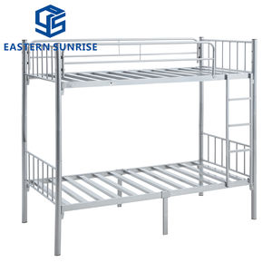 Cama Literas Doble de Metal Negro con Base de Listones - Product Image 6