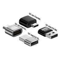 Type-C adapter, Type-C USB-C vrouwelijk naar USB 2.0 USB 2.0 A mannelijk OTG converter adapter, ondersteunt 10W 480Mbps gegevensoverdracht