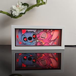 Lampe <span class=keywords><strong>de</strong></span> nuit 3D Stitch, lampe en papier en forme d'anime - Décoration et cadeaux pour la maison et les fêtes <span class=keywords><strong>de</strong></span> mariage, entrepôt américain, expédition sous 3 jours - Product Image 2