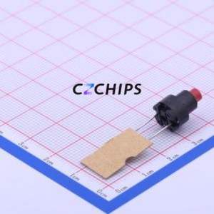 SKRCADD010 Tactile Switch Through hole Component (THT) Switch Single Pole Single Throw Round Button Through Hole 13mm - Product Image 2