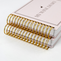 Carnets de notes A5 personnalisés en gros, pas chers, avec couverture rigide, pour la planification hebdomadaire et la gestion des objectifs, reliure spirale, impression de journaux