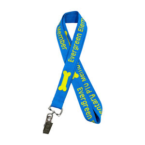 カスタム15mm幅 ランヤード昇華シルクスクリーン印刷ロゴ入り ポリエステル＆ナイロン製IDバッジランヤード 展示会用 - Product Image 5