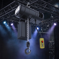 Palans à chaîne en acier certifiés CE Okoda avec protection IP55, fonctionnement manuel, légers, faciles à transporter, jaunes, rail unique, 45 kg