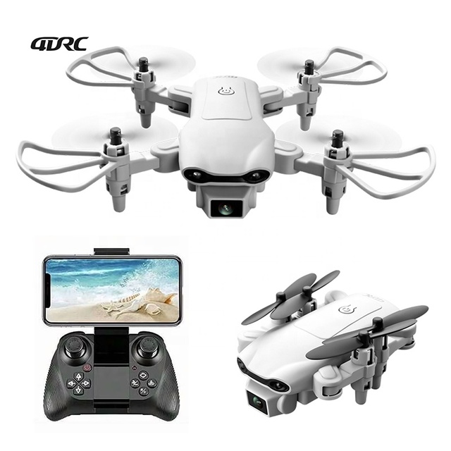 4DRC V9 Foldable Mini Drone with FPV Camera WiFi Real-Time Video RC Quadcopter Obstacle Avoidance Remote Control Helicopter Toy