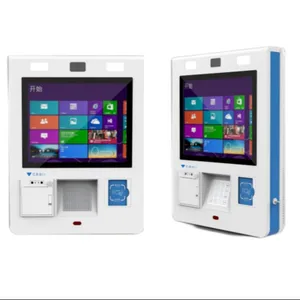 Tự dịch vụ <span class=keywords><strong>17</strong></span> inch màn hình cảm ứng thanh toán <span class=keywords><strong>kiosk</strong></span> tùy chọn tiền mặt/hóa đơn chấp nhận Wall Mount tự phục vụ đặt hàng <span class=keywords><strong>kiosk</strong></span> với mã QR - Product Image 1