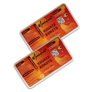 Etiqueta adhesiva rectangular personalizada, impermeable, de papel sintético PP para productos alimenticios - Product Image 5