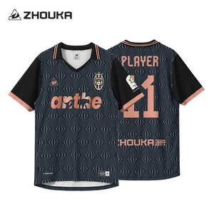 Retro Aangepaste Sport T Hoge Kwaliteit Heren Uniform Custom Voetbal Jersey T Shirts & Tops Truien Voetbalshirt - Product Image 1
