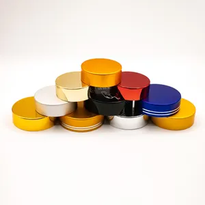 מכסים בצבע מותאם אישית מודפסים 38/400 45/400 מכסי בורג אלומיניום 53/400 מכסי מתכת לבקבוקי תוספת כמוסות - Product Image 1