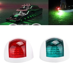 해양 보트 요트 적색 녹색 신호 LED 항해 측면 보우 라이트 12V 24V - Product Image 3