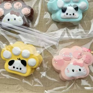 ของเล่นบีบอัดรูปอุ้งเท้าแมว PU ทำมือ DIY - ของเล่นบีบอัดน่ารักสไตล์คาวาอี้ - Product Image 2