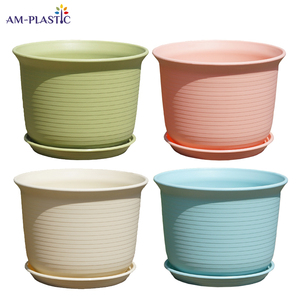 Vasi Moderni Rotondi in Plastica PP <span class=keywords><strong>per</strong></span> Semina, Colore Personalizzabile, <span class=keywords><strong>per</strong></span> Piante Grasse, Talee e Trapianti, Uso Domestico e Giardino - Product Image 6