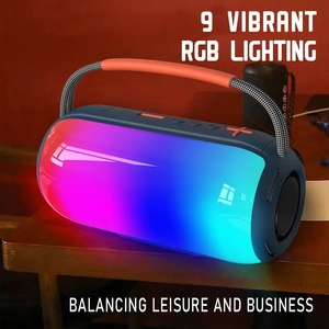 Âm Thanh Loa <span class=keywords><strong>Woofer</strong></span> 6.5 Inch Xách Tay Nhà Máy Âm Thanh Hộp Dj PA Hệ Thống Không Dây Karaoke Bộ TWS Mic Từ Xa Echo Horn - Product Image 3