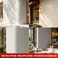 Peinture murale liquide époxy CaiTu pour intérieur/extérieur avec finition mate pour la rénovation de la maison et la décoration effet pierre