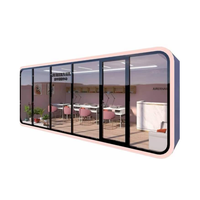 Maison flottante préfabriquée en verre Zhentai préfabriquée contient ferme maison préfabriquée préfabriquée