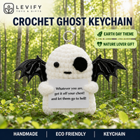 Alas de murciélago de peluche hechas a mano con ganchillo, ecológicas, para el Día de la Tierra, regalo de apoyo emocional, decoración del hogar al por mayor