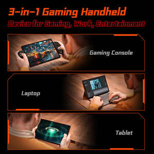 OnexPlayer ONEXFLY X1 Pro 10.95'' 2.5K 120Hz OLED AI 9 HX370 32GB RAM 1TB <b>Touchscreen</b> Dual Fan Cooling <b>Gaming</b> <b>Laptop</b> Portable - Product Image 6