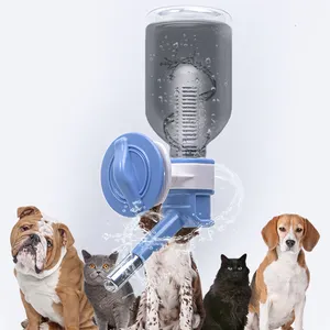 थोक स्वचालित कार्ड dispensers-फैक्टरी प्रत्यक्ष कुत्ते पानी निकालने की मशीन रिसाव प्रूफ टोकरा पानी की बोतल पालतू ऑटो खिला पानी की बोतल के साथ नोक फिल्टर के लिए कुत्ते और बिल्ली