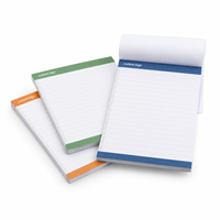 Bloc-notes promotionnel A5 personnalisé avec logo, ligné et détachable, directement de l'usine