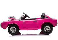 Voiture électrique pour enfants 24V 2WD sous licence Dodge, modèle rétro, avec télécommande 2.4G et double moteur 555, cadeau d'anniversaire pour les enfants de 3 à 8 ans